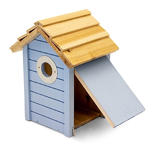 CJ Wildlife Beach House Nest Box - Light Blue