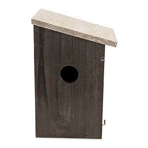 Garden Paradise Nest Box - Black with Grey Roof