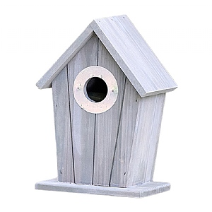 Garden Paradise Cabin Nest Box - Grey