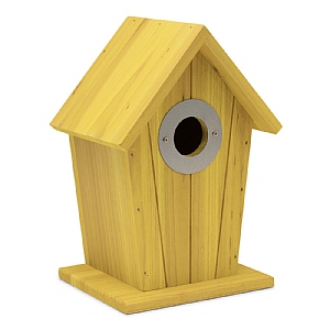 Garden Paradise Cabin Nest Box - Yellow