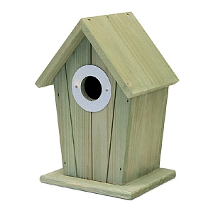 Garden Paradise Cabin Nest Box - Green