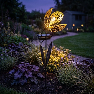 Alyna Solar Flower Stake