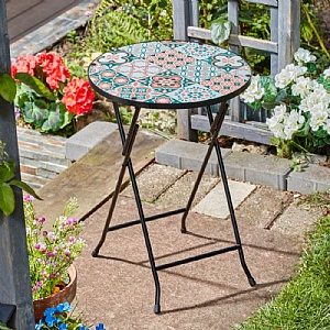 Luxor Folding Glass Table