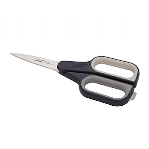 Joseph Joseph PlusCut™ Scissors with Integrated Box Cutter - Grey
