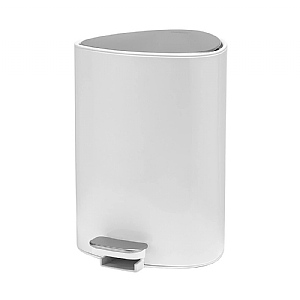 Joseph Joseph EasyStore™ Bathroom Pedal Bin (5L) - Gloss White