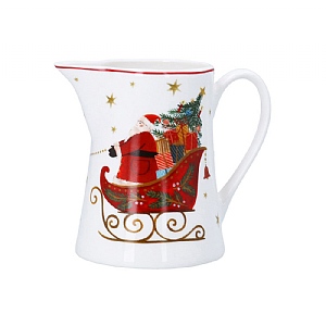 Gisela Graham Nostalgia Sleigh Bone China Jug (10cm)