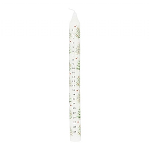 Gisela Graham Christmas Trees Advent Taper Candle (23cm)