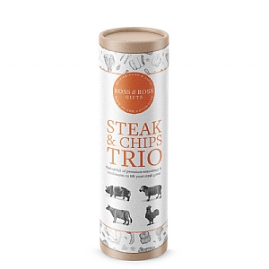 Ross & Ross Gifts Steak & Chips Trio Gift Set