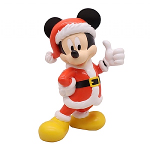 Disney Figurine Mickey in a Santa Suit