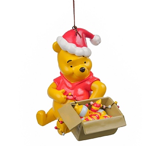 Disney Pooh with decorations Hanging Tree Decoration