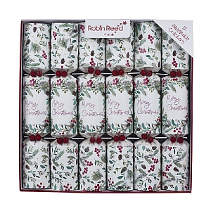 Robin Reed Evergreen Christmas Crackers (12 x 12")