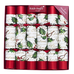 Robin Reed Bows & Berries Christmas Crackers (12 x 12")