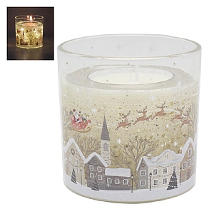 Silver Town LED Gel Candle