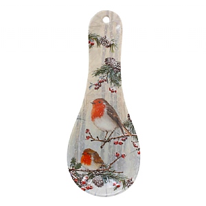 Christmas Robins Spoon Rest