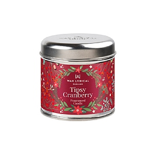 Wax Lyrical Tipsy Cranberry Candle Tin