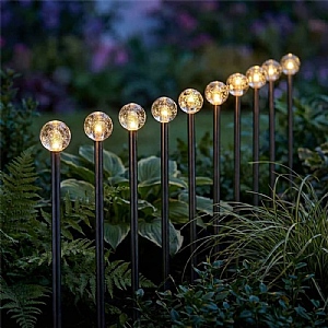 Pluto Solar Garden Post Lights (Set of 10)