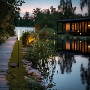Radlett Solar Reed Light (Set of 2)