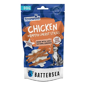 Rosewood Battersea Chicken Wrapped Carrot Sticks (80g)