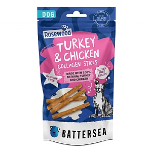Rosewood Battersea Turkey & Chicken Collagen Sticks (49g)