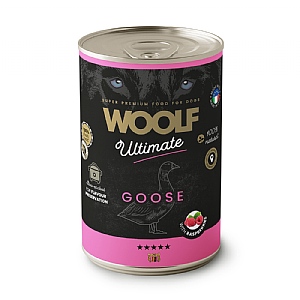 Woolf Goose & Raspberry Dog Food Tin (400g)