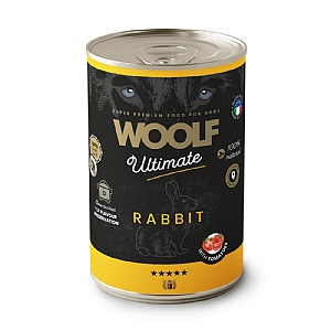 Woolf Rabbit & Tomato Dog Food Tin (400g)