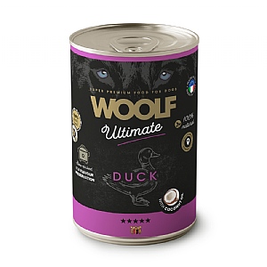 Woolf Duck & Coconut Dog Food Tin (400g)