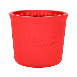 LickiMat Yoggie Pot Red (9.5cm)