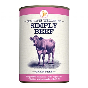 JR Pet Products Complete Wellbeing Simply Beef (400g)