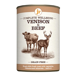 JR Pet Products Complete Wellbeing Venison & Beef (400g)