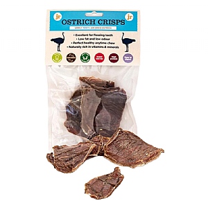 JR Pet Products Ostrich Crisps (60g)