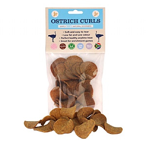JR Pet Products Ostrich Curls (80g)