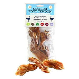 JR Pet Products Ostrich Foot Tendon (pack of 5)
