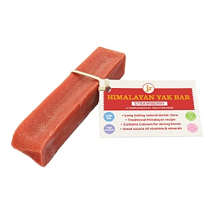 JR Pet Products Strawberry Himalayan Yak Bar (Medium)