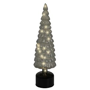 Lumineo Spinning LED Glass Green Tree - Large