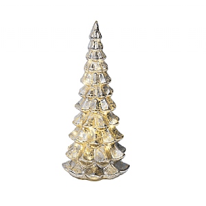 Lumineo LED Glass Grey Tree - Large