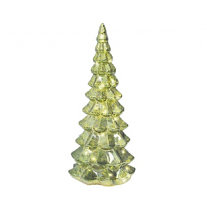 Lumineo LED Glass Green Tree - Large