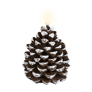 Lumineo Pine Cone LED Candle