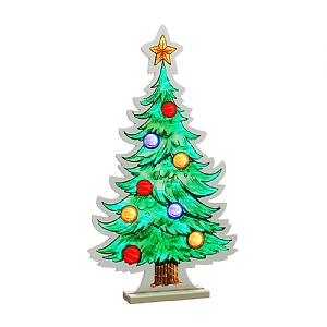 Infinity LED Christmas Tree with Baubles (66cm)