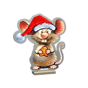 Infinity LED Christmas Rat (40cm)