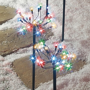Premier Sparkler Path Lights - Multi-Coloured (120 LEDs)