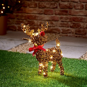 Premier Big Nose Reindeer - Warm White (Small)