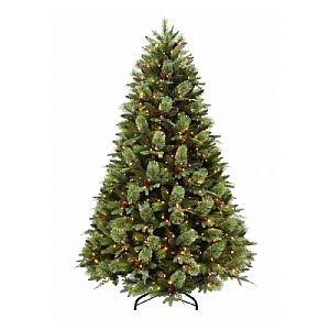 6ft Pre-Lit Atlanta Artificial Christmas Tree