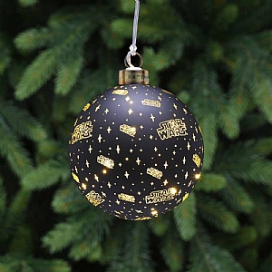 Battery-Operated LED Star Wars Bauble (10cm)