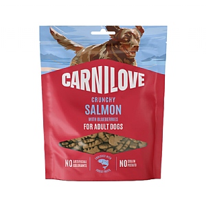 Carnilove Crunchy Dog Treats - Salmon with Blueberries (200g)