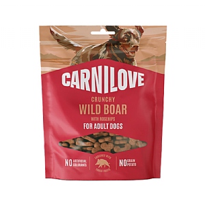 Carnilove Crunchy Dog Treats - Wild Boar with Rosehips (200g)
