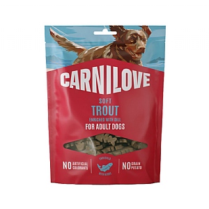 Carnilove Soft Dog Treats - Trout with Dill (200g)