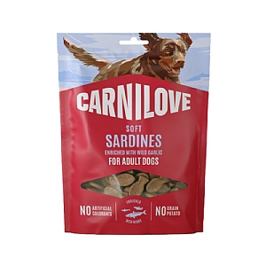 Carnilove Soft Dog Treats - Sardines with Wild Garlic (200g)