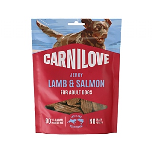 Carnilove Jerky Dog Treats - Lamb & Salmon Fillet (100g)