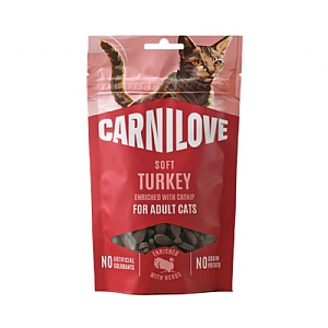 Carnilove Soft Cat Treats - Turkey with Catnip (50g)