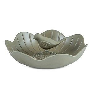 CJ Wildlife Balcony Bird Feeding Dish - Olive